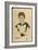 Portrait of Fraulein Toni Rieger-Egon Schiele-Framed Giclee Print