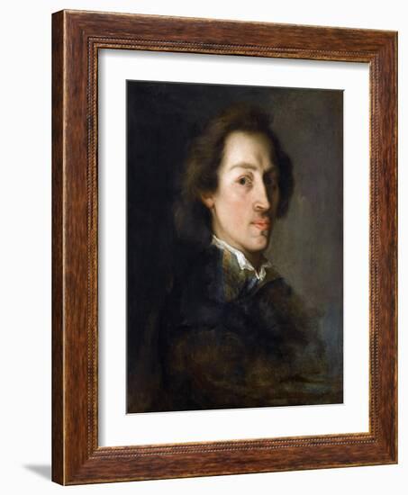 Portrait of Frédéric Chopin-Ary Scheffer-Framed Giclee Print