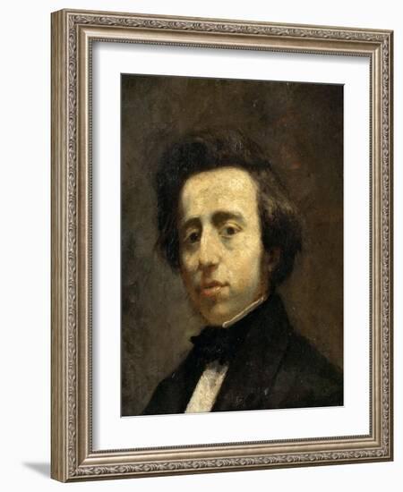 Portrait of Frédéric Chopin-Thomas Couture-Framed Giclee Print