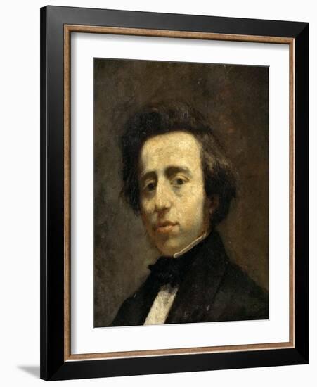 Portrait of Frédéric Chopin-Thomas Couture-Framed Giclee Print