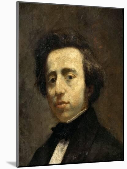 Portrait of Frédéric Chopin-Thomas Couture-Mounted Giclee Print