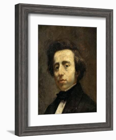 Portrait of Frédéric Chopin-Thomas Couture-Framed Giclee Print