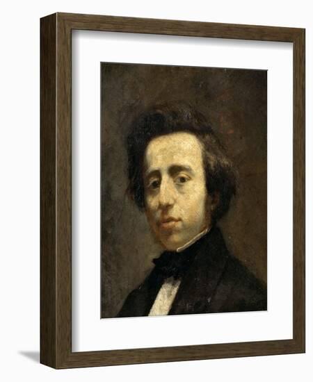 Portrait of Frédéric Chopin-Thomas Couture-Framed Giclee Print