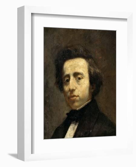 Portrait of Frédéric Chopin-Thomas Couture-Framed Giclee Print