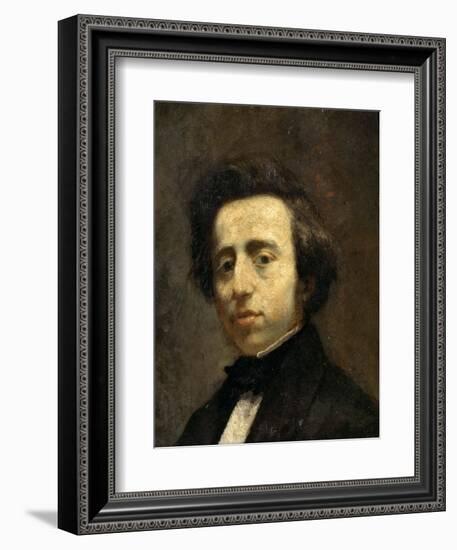 Portrait of Frédéric Chopin-Thomas Couture-Framed Giclee Print