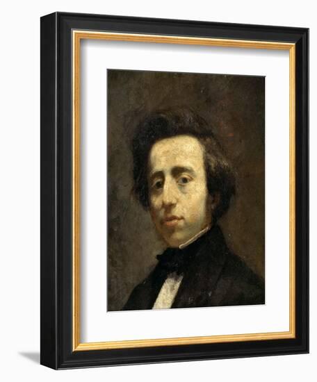 Portrait of Frédéric Chopin-Thomas Couture-Framed Giclee Print