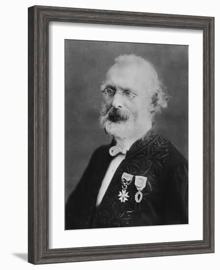 Portrait of Frédéric Passy-Eugene Pirou-Framed Photographic Print