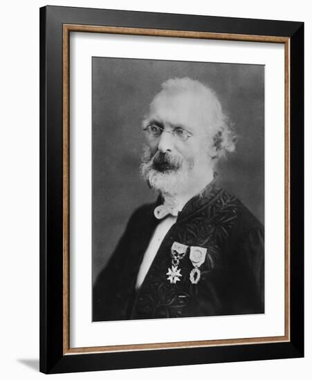 Portrait of Frédéric Passy-Eugene Pirou-Framed Photographic Print