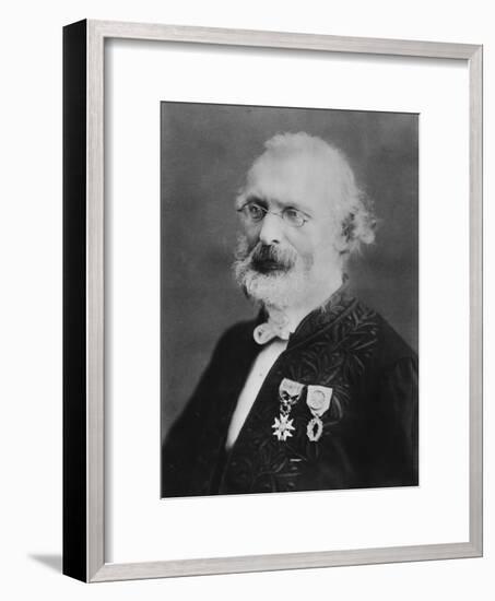 Portrait of Frédéric Passy-Eugene Pirou-Framed Photographic Print