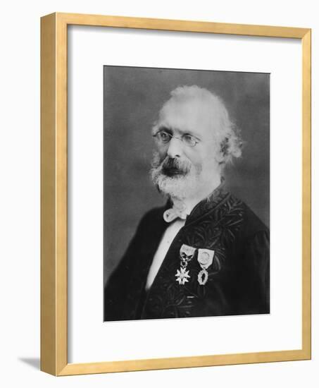 Portrait of Frédéric Passy-Eugene Pirou-Framed Photographic Print