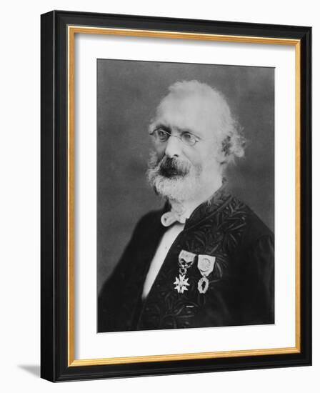 Portrait of Frédéric Passy-Eugene Pirou-Framed Photographic Print