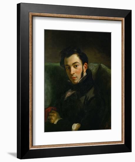 Portrait of Frederic Villot-Eugene Delacroix-Framed Giclee Print