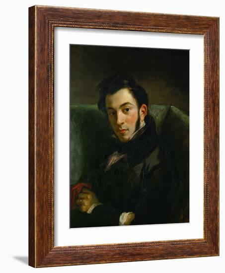 Portrait of Frederic Villot-Eugene Delacroix-Framed Giclee Print
