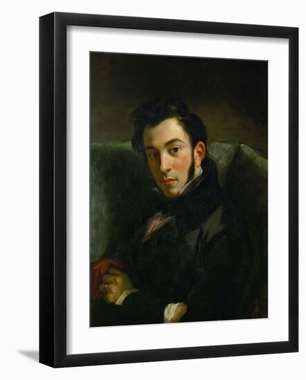 Portrait of Frederic Villot-Eugene Delacroix-Framed Giclee Print