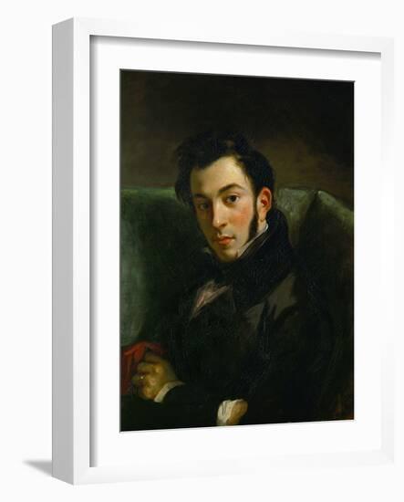 Portrait of Frederic Villot-Eugene Delacroix-Framed Giclee Print