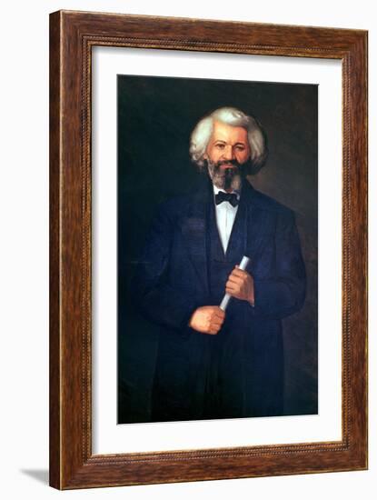 Portrait of Frederick Douglass-null-Framed Giclee Print