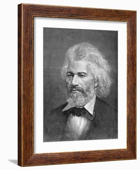 Portrait of Frederick Douglass-null-Framed Giclee Print