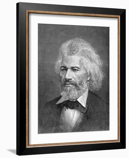 Portrait of Frederick Douglass-null-Framed Giclee Print