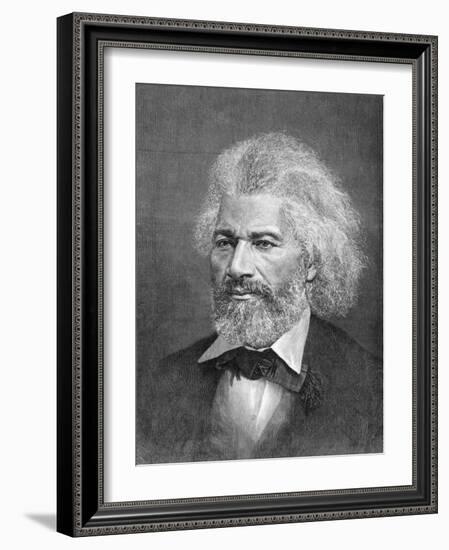 Portrait of Frederick Douglass-null-Framed Giclee Print