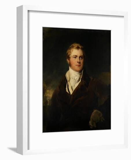 Portrait of Frederick John Robinson, First Earl of Ripon, C.1820-Thomas Lawrence-Framed Giclee Print