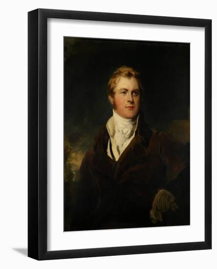 Portrait of Frederick John Robinson, First Earl of Ripon, C.1820-Thomas Lawrence-Framed Giclee Print