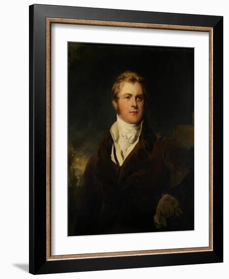 Portrait of Frederick John Robinson, First Earl of Ripon, C.1820-Thomas Lawrence-Framed Giclee Print