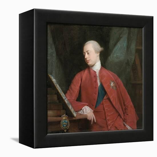 Portrait of Frederick, Lord North K. G., Later 2nd Earl of Guildford-Allan Ramsay-Framed Premier Image Canvas