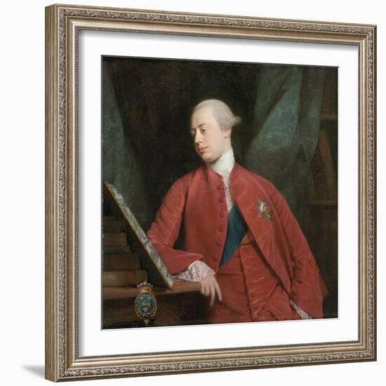 Portrait of Frederick, Lord North K. G., Later 2nd Earl of Guildford-Allan Ramsay-Framed Giclee Print