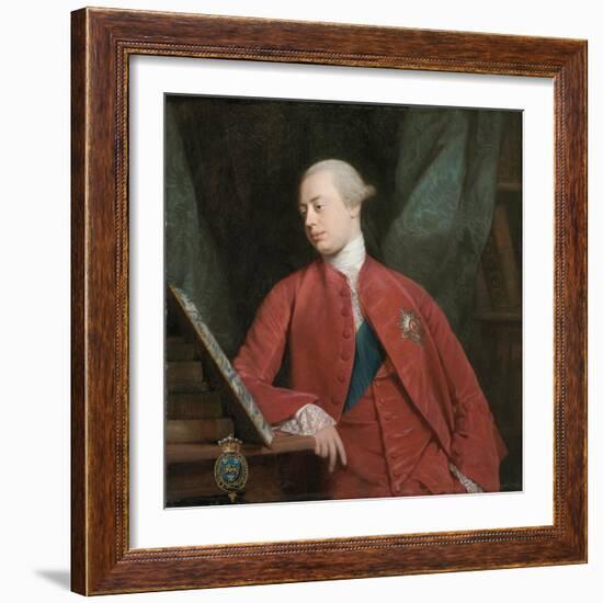 Portrait of Frederick, Lord North K. G., Later 2nd Earl of Guildford-Allan Ramsay-Framed Giclee Print