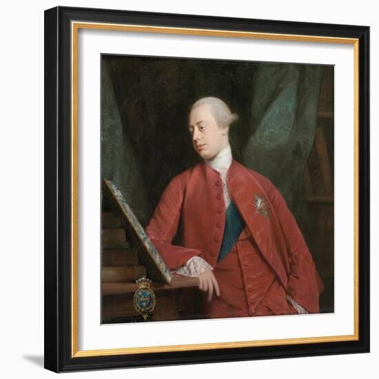 Portrait of Frederick, Lord North K. G., Later 2nd Earl of Guildford-Allan Ramsay-Framed Giclee Print