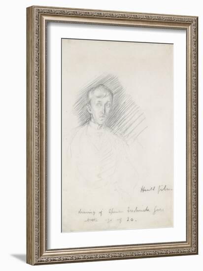 Portrait of Frederick Spencer Gore (1878 - 1914)-Harold Gilman-Framed Giclee Print