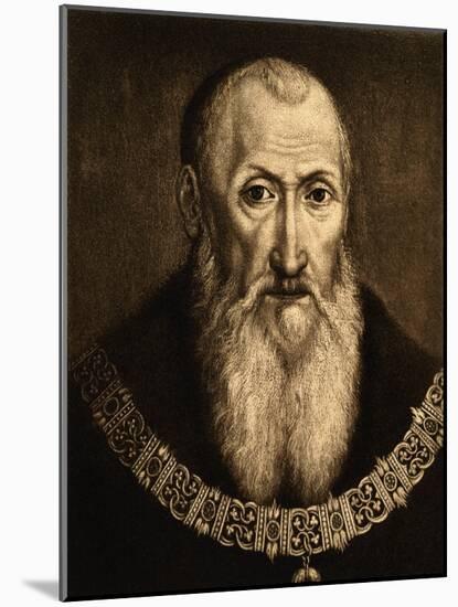 Portrait of Frederick V, Elector Palatine-null-Mounted Giclee Print