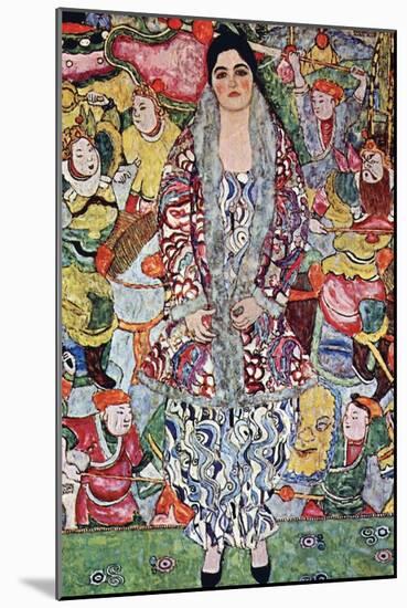 Portrait of Frederika Maria Beer-Gustav Klimt-Mounted Art Print