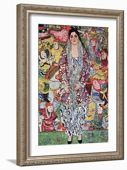 Portrait of Frederika Maria Beer-Gustav Klimt-Framed Art Print