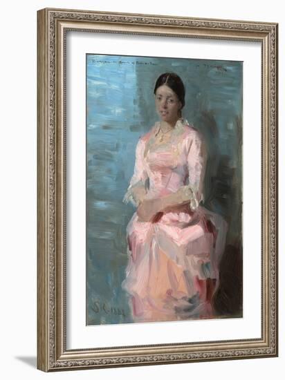 Portrait of Frederikke Tuxen, 1882-Peder Severin Kroyer-Framed Giclee Print