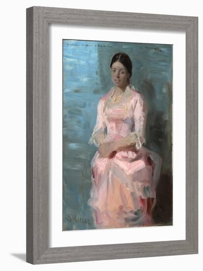 Portrait of Frederikke Tuxen, 1882-Peder Severin Kroyer-Framed Giclee Print