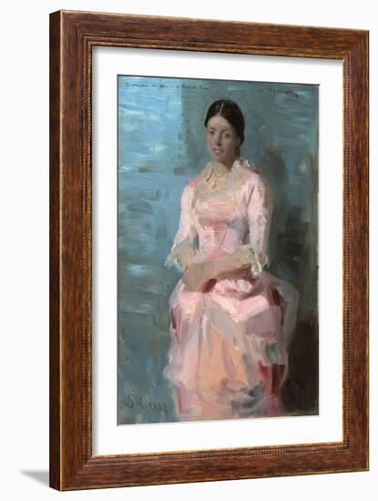 Portrait of Frederikke Tuxen, 1882-Peder Severin Kroyer-Framed Giclee Print