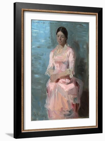 Portrait of Frederikke Tuxen, 1882-Peder Severin Kroyer-Framed Giclee Print