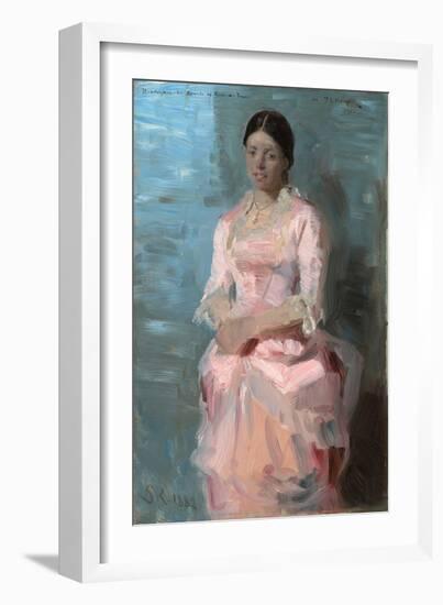 Portrait of Frederikke Tuxen, 1882-Peder Severin Kroyer-Framed Giclee Print