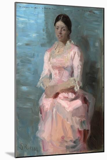 Portrait of Frederikke Tuxen, 1882-Peder Severin Kroyer-Mounted Giclee Print