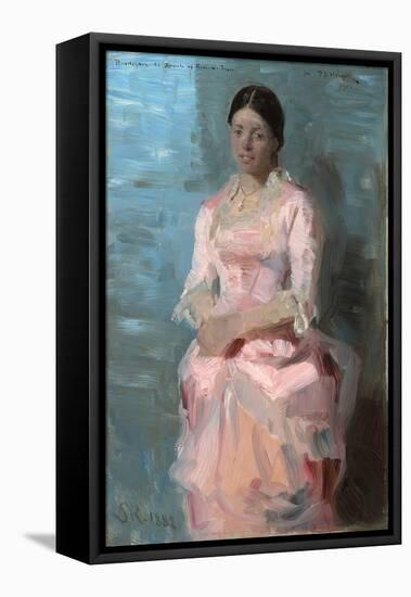 Portrait of Frederikke Tuxen, 1882-Peder Severin Kroyer-Framed Premier Image Canvas