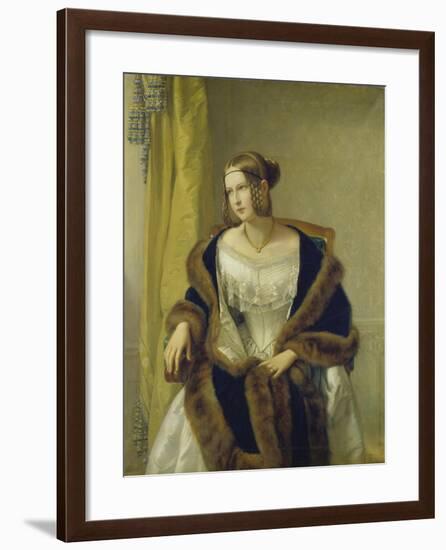 Portrait of Freifrau Von Bernus, 1838-Philipp Veit-Framed Giclee Print