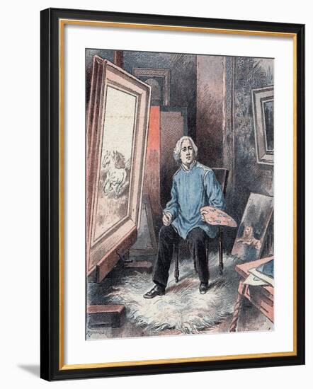 Portrait of French Artist Rosa Bonheur-null-Framed Giclee Print