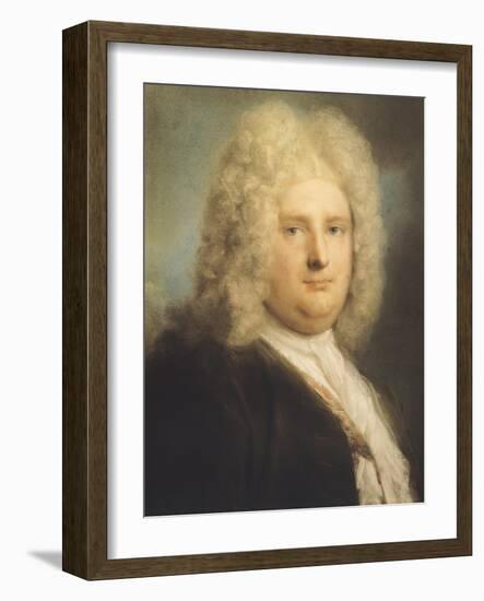 Portrait of French Consul Leblond-Rosalba Carriera-Framed Giclee Print