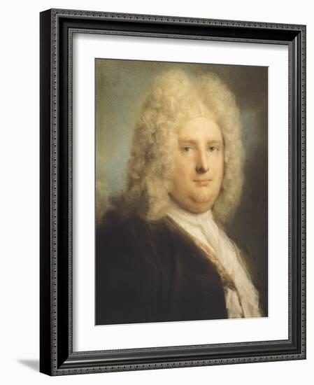 Portrait of French Consul Leblond-Rosalba Carriera-Framed Giclee Print