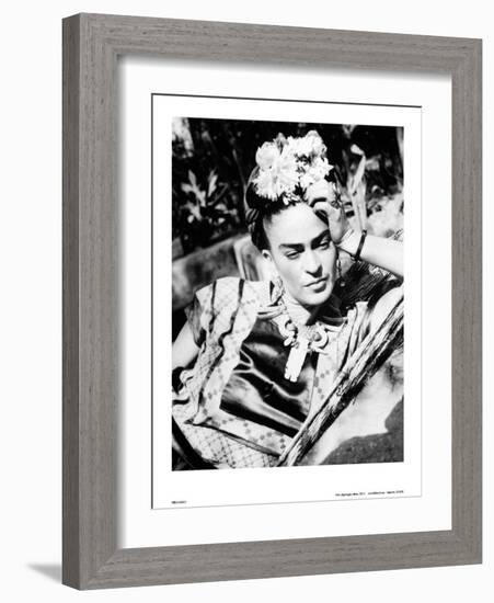 Portrait of Frida Kahlo-null-Framed Art Print