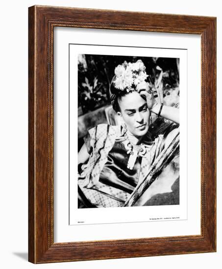 Portrait of Frida Kahlo-null-Framed Art Print