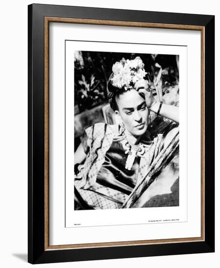 Portrait of Frida Kahlo-null-Framed Art Print