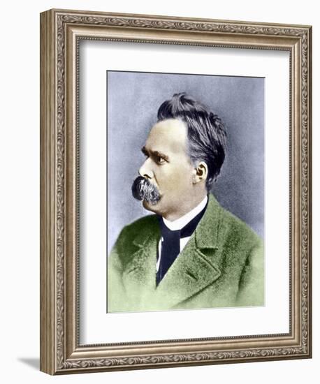 Portrait of Friedrich Nietzsche (1844 - 1900).-Unknown Artist-Framed Giclee Print