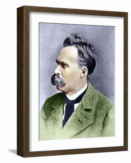 Portrait of Friedrich Nietzsche (1844 - 1900).-Unknown Artist-Framed Giclee Print